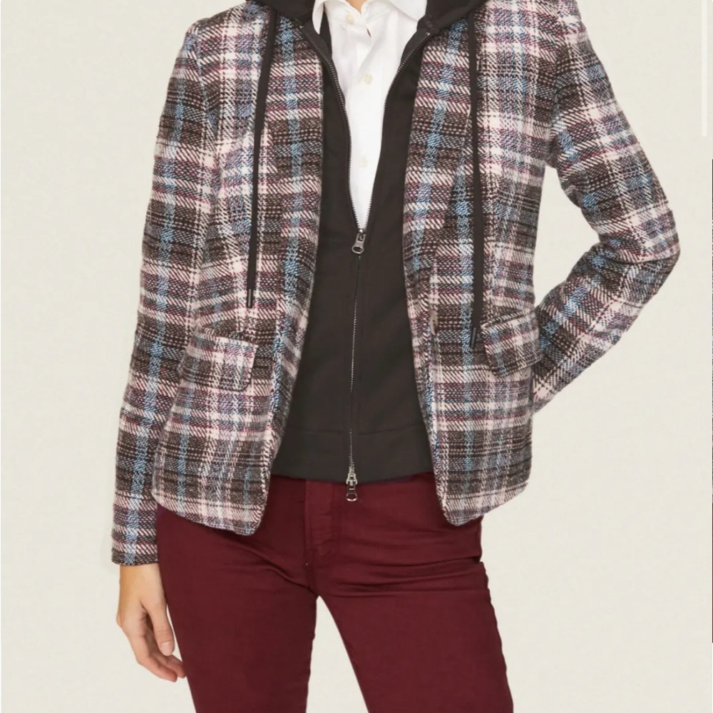 Central Park West Black and White Dickie Blazer